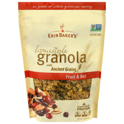 Erin Baker's Homestyle Fruit & Nut Granola - 12 Oz