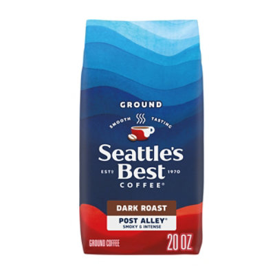 Seattles Best Coffee Coffee Ground Dark & Intense Signature Blend No. 5 Level 5 - 20 Oz