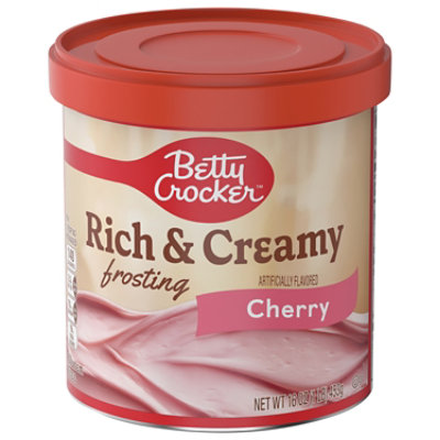 Betty Crocker Rich & Creamy Frosting Cherry - 16 Oz