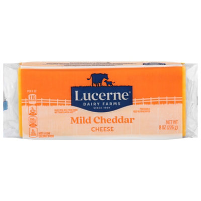 Lucerne Cheese Mild Cheddar - 8 Oz