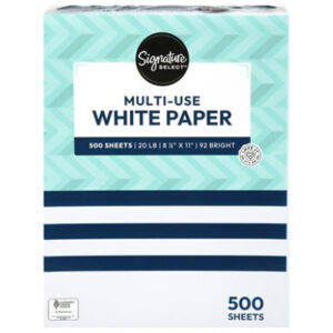 Signature SELECT Paper Multi Use 8.5x11 White 500 Sheets - Each