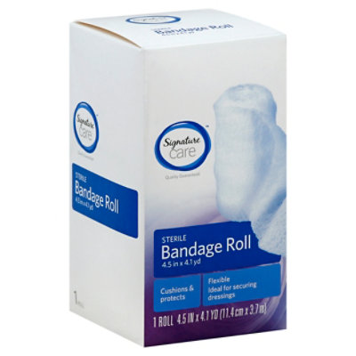 Signature Select/Care Bandage Roll Flexible 4.5in x 4.1yd - Each