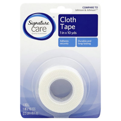 Signature Select/Care Cloth Tape 1in x 10 yd - Each