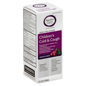 Signature Select/Care Childrens Cold & Cough Grape - 4 Fl. Oz.