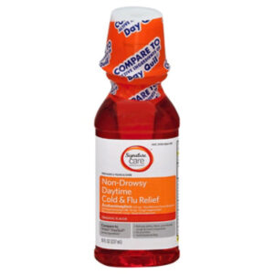 Signature Select/Care Cold & Flu Relief Daytime Non Drowsy Acetaminophen 325mg Original - 8 Fl. Oz.
