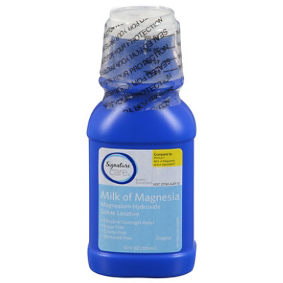 Signature Select/Care Milk Of Magnesia Saline Laxative Original - 12 Fl. Oz.