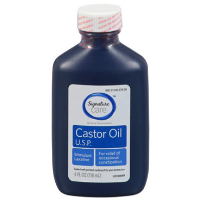 Signature Select/Care Castor Oil USP Stimulant Laxative - 4 Fl. Oz.