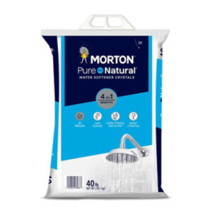 Morton Water Softener Salt Crystals Pure and Natural - 40 Lb