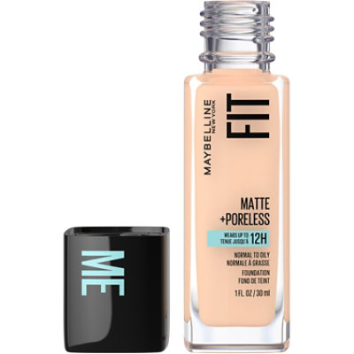 Maybelline Fit Me Matte Poreless Liquid Foundation Makeup Ivory - 1 Fl. Oz.