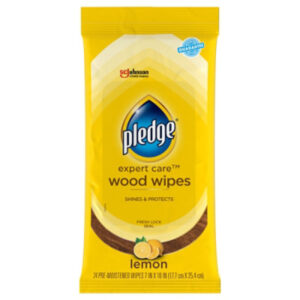 Pledge Expert Care Wood Wipes - 24 Count