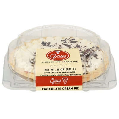 Bakery Pie Chocolate Cream Cyrus - Each