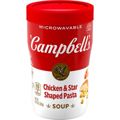 Campbell's Chicken Soup & Star Shaped Pasta - 10.75 Oz