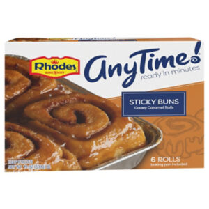 Rhodes Bake Pan Carmel Rolls - 19 Oz