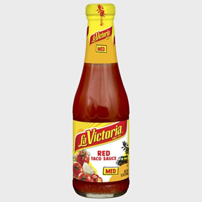 La Victoria Sauce Taco Red Medium Bottle - 12 Oz