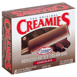 Creamies Ice Cream Bar Reduced Fat Chocolate - 6-2.25 Oz