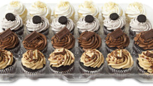 Bakery Cupcake Whip Icing Assorted 24 Count - Each