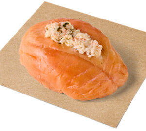 Service Case Stuffed Salmon Fish