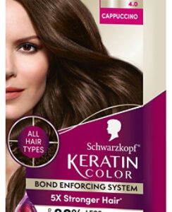 Schwarzkopf Keratin Color 4.0 Cappuccino Permanent Hair Color Cream - Each