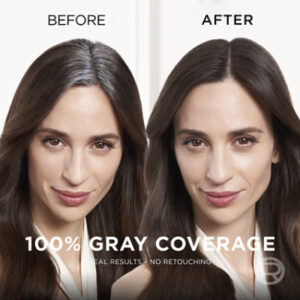 L'Oreal Paris Magic Root Cover Up Temporary Concealer Spray for Gray Dark Brown - 2 Oz
