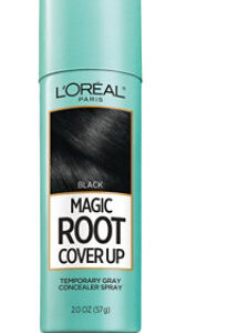 L'Oreal Paris Magic Root Cover Up Temporary Concealer Spray for Gray Black - 2 Oz
