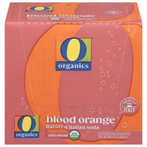 O Organics Soda Orange Italian Blood - Case