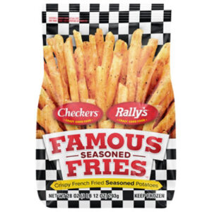 Checkers Rallys Famous Seasoned Fries Crispy French Fried Potatoes - 28 Oz