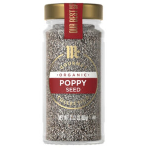McCormick Gourmet Organic Poppy Seed - 2.12 Oz