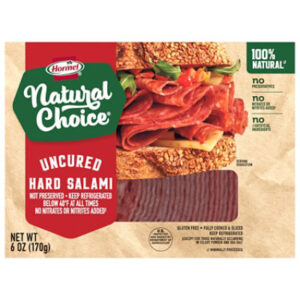Hormel Natural Choice Hard Uncured Salami - 6 Oz