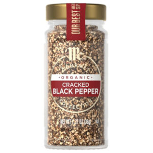 McCormick Gourmet Organic Cracked Black Pepper - 1.37 Oz