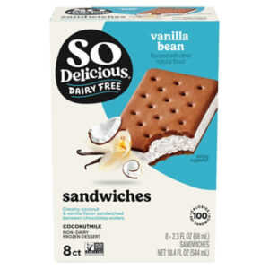So Delicious Coconut Milk Vanilla Mini Sandwich - 8-2.3 Fl. Oz.