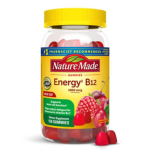 Nature Made Adult Gummies Energy B12 1000 Mcg Per Serving Cherry & Mixed Berries - 150 Count