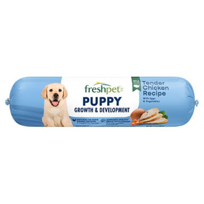 Freshpet Healthy and Natural Dog Food for Puppies, Fresh Chicken Roll - 1.5 Lb