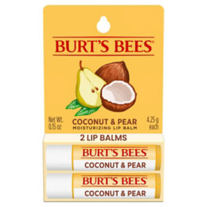 Burt's Bees Coconut And Pear 100% Natural Moisturizing Lip Balm Tubes - 2 Count