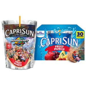 Capri Sun Fruit Punch Flavored Juice Drink Blend - 30-6 Fl. Oz.