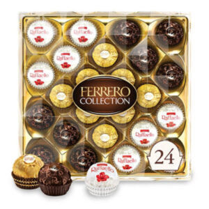 Ferrero Collection Assorted Hazelnut Milk Chocolate Dark Chocolate & Coconut 24 Count - 9.1 Oz