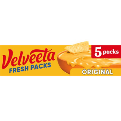 Velveeta Fresh Packs Original Pasteurized Recipe Cheese Products - 5 Count