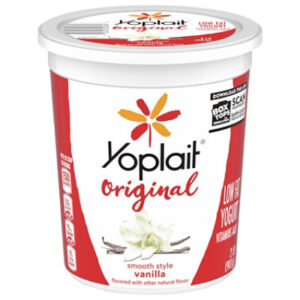 Yoplait Yogurt Low Fat Original Smooth Style Vanilla - 2 Lb