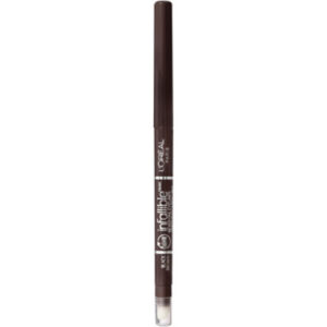 L'Oreal Paris Infallible Never Fail Pencil Eyeliner with Built in Sharpener Black Brown - 0.01 Oz