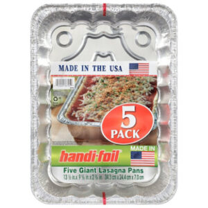 Handi-foil Eco-Foil Lasagna Pans Giant - 5 Count