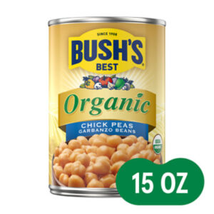 Bush's Organic Garbanzo Beans - 15 Oz