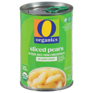 O Organics Pears Sliced - 15 Oz