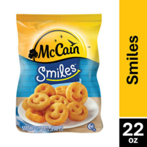 McCain Smiles Mashed Potato Shapes - 22 Oz