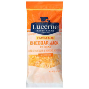 Lucerne Cheese Finely Shredded Cheddar Jack - 32 Oz