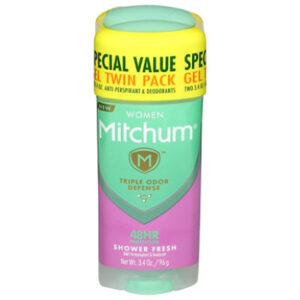 Mitchum Anti-Perspirant & Deodorant For Women Gel Shower Fresh Twin Pack - 2-3.4 Oz