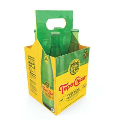 Topo Chico Mineral Water Sparkling Twist Of Lime - 4-12 Fl. Oz.