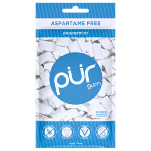 PUR Gum Peppermint Aspartame Free - 55 Count