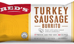 Reds Burrito Turkey Sausage Egg & Three Cheese - 5 Oz