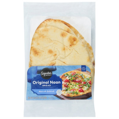Signature SELECT Original Naan Flat Bread - Each