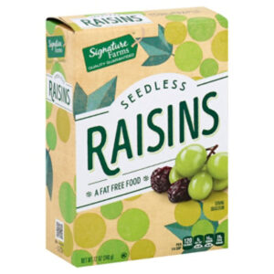 Signature Select/Farms Raisins Seedless - 12 Oz