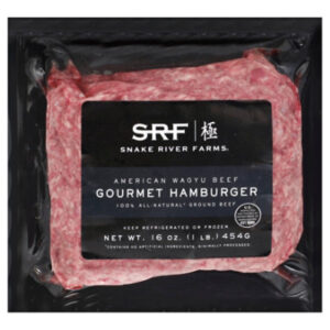 Snake River Farms 75% Lean 25% Fat American Style Wagyu Ground Beef - 16 Oz